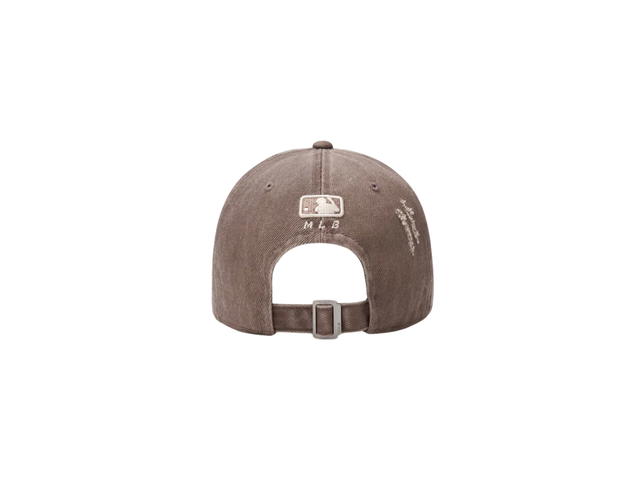 MLB MLB Damage Washed Unstructured Ball Cap LA Dodgers Brown (FW25) - view 2