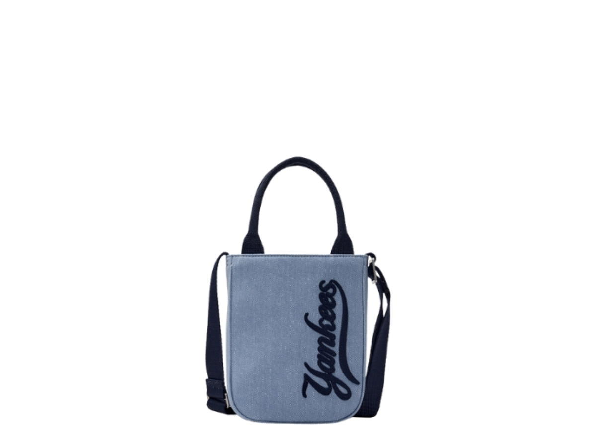 MLB MLB Korea Varsity Cursive Denim Mini Crossbody New York Yankees Indigo