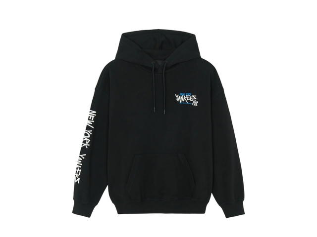 MLB MLB Basic Street Sleeve Graphic Hoodie LA Dodgers Black - view 1