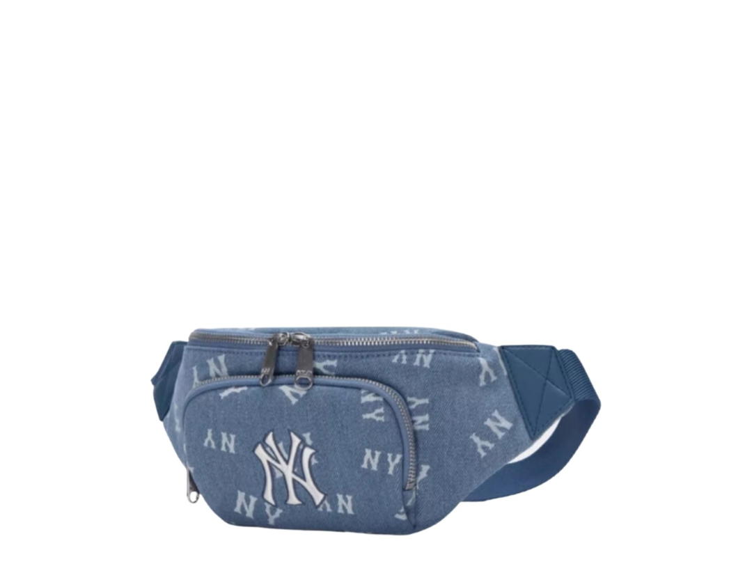 MLB MLB Denim Waist Bag Monogram New York Yankees
