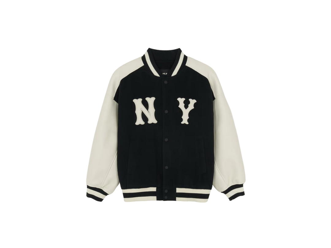 MLB MLB Coopers Wool Varsity Jacket New York Yankees Black (FW25)