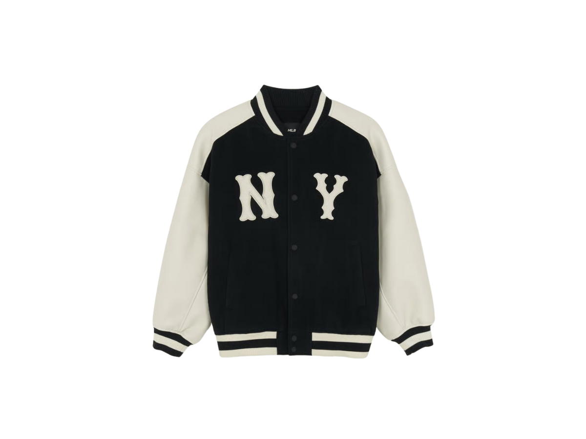 MLB MLB Coopers Wool Varsity Jacket New York Yankees Black (FW25)