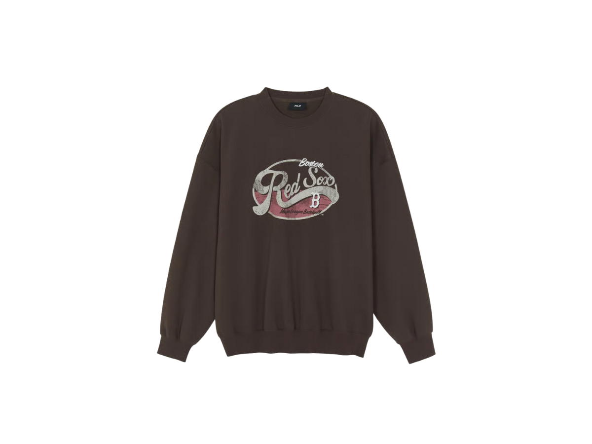 MLB MLB Varsity Vintage Graphic Man-to-Man Boston Red Sox Brown (FW25)
