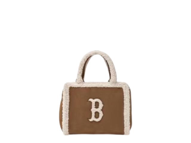 MLB MLB KOREA Basic Mustang Small Tote Bag New York Yankees Brown - view 1