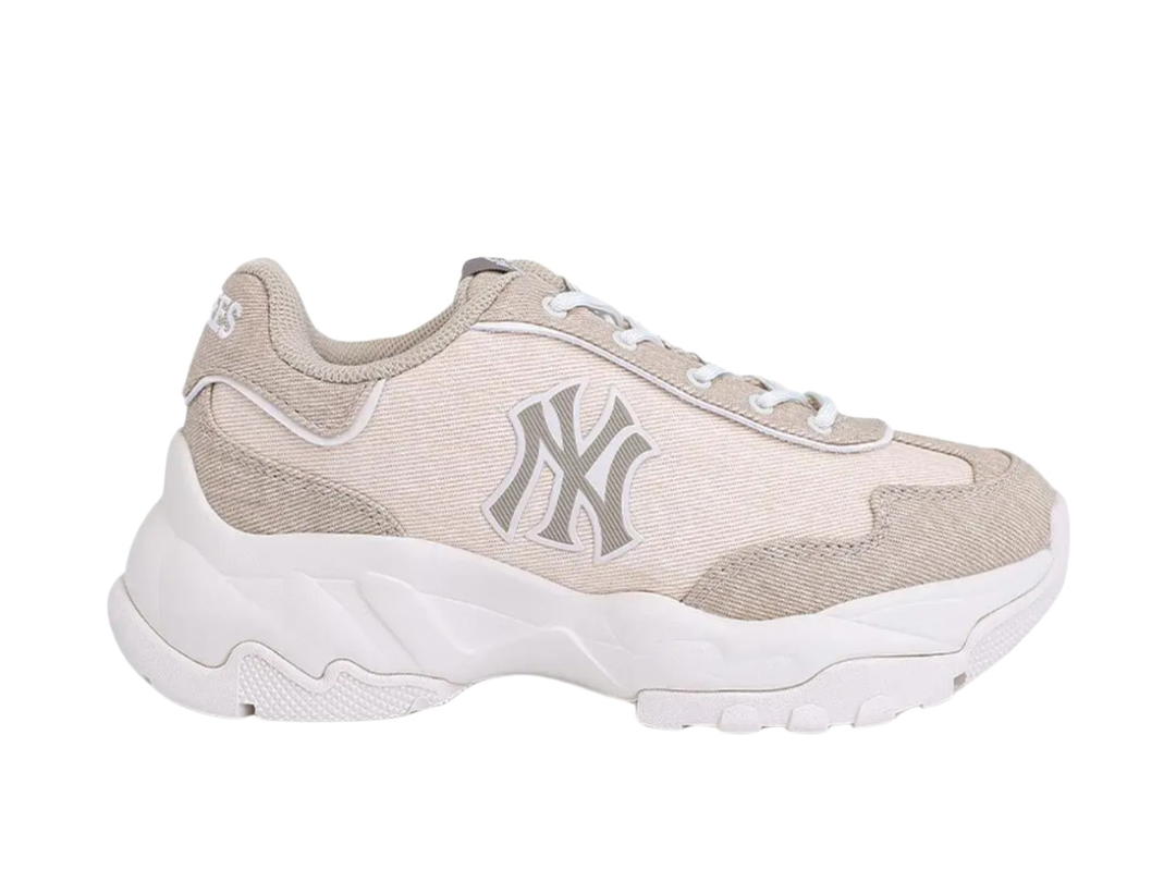 MLB MLB x New York Bigball Chunky Denim Small Logo Yankees Bigball Chunky Beige (Women's)