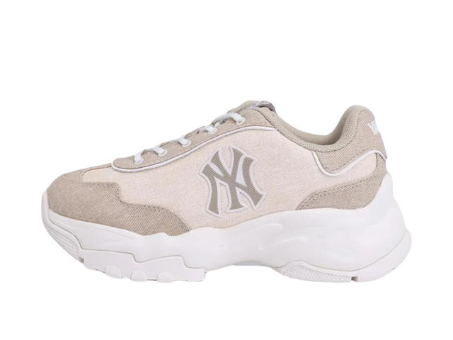 MLB MLB x New York Bigball Chunky Denim Small Logo Yankees Bigball Chunky Beige (Women's) - view 2
