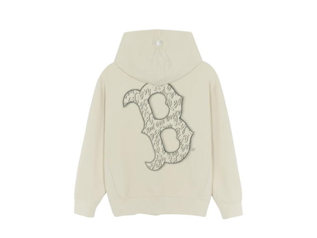 MLB MLB Basic Mega Logo Hoodie Boston Red Sox Cream - view 2