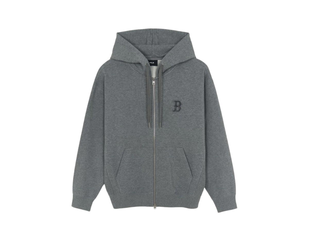 MLB MLB Basic Mega Logo Hoodie Boston Red Sox Charcoal Grey
