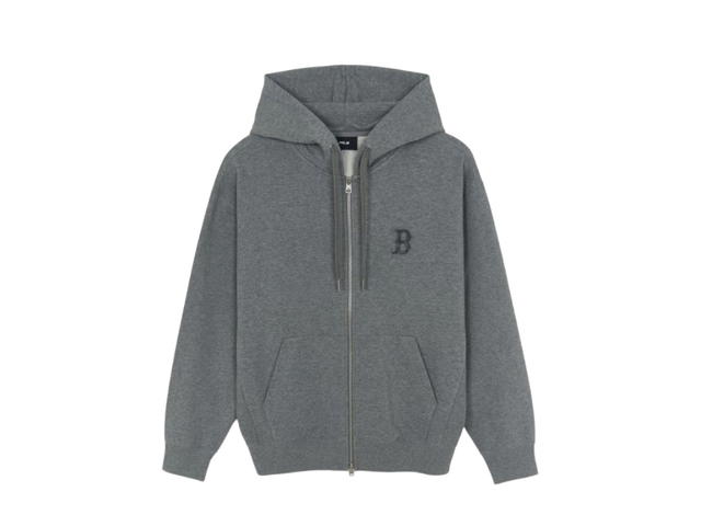 MLB MLB Basic Mega Logo Hoodie Boston Red Sox Charcoal Grey - view 1