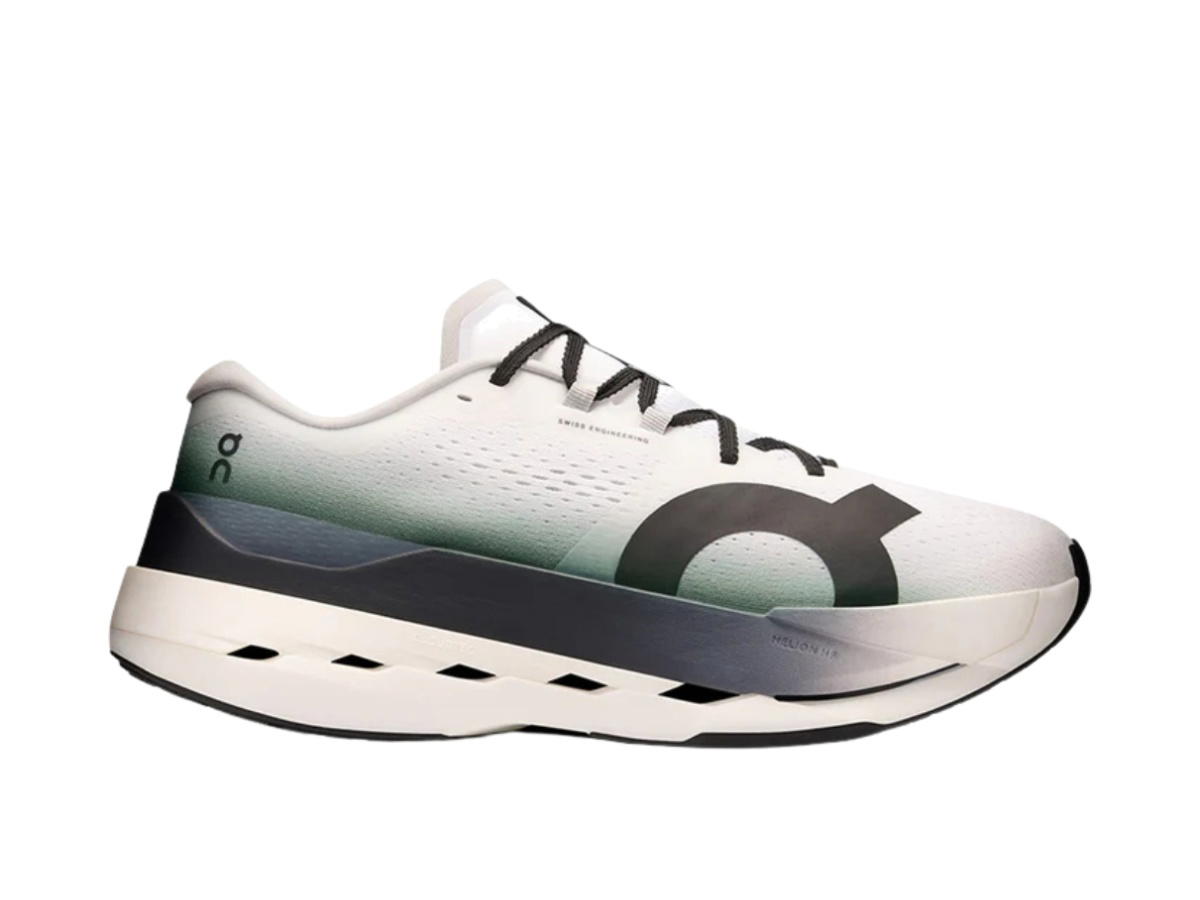 On On Cloudboom Max White Black