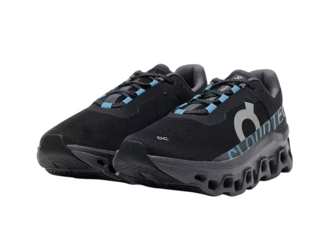 On On Cloudmonster Black - view 2