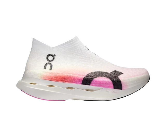 On On Cloudboom Strike LS White Raspberry - view 1