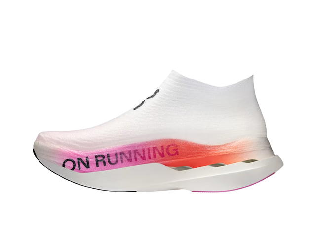 On On Cloudboom Strike LS White Raspberry - view 2