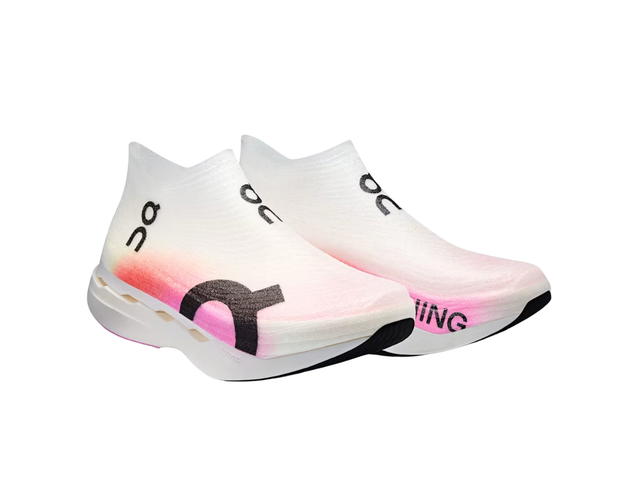 On On Cloudboom Strike LS White Raspberry - view 3