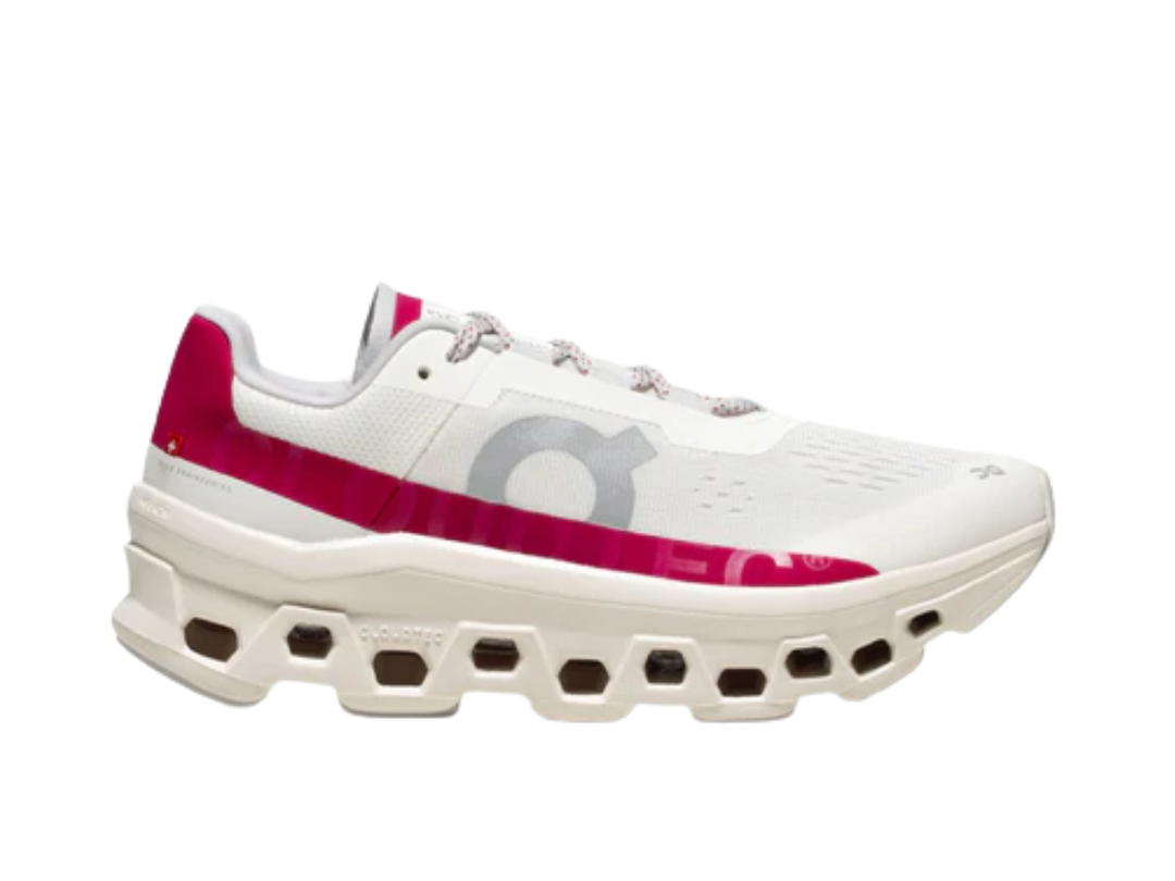 On On Cloudmonster Ivory Grenadine (Women's)
