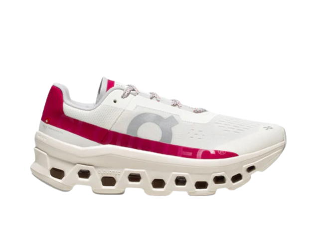 On On Cloudmonster Ivory Grenadine (Women's) - view 1