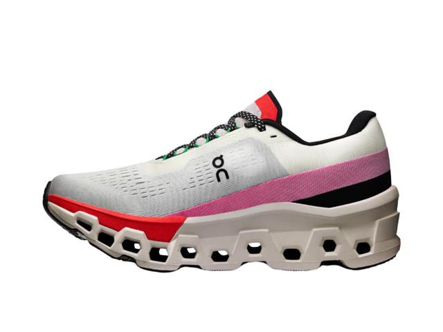 On On Cloudmonster 2 Ivory Red (W) - view 2
