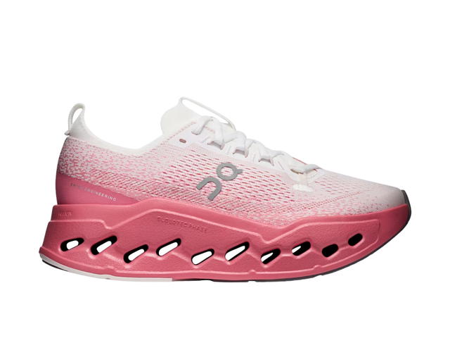 On On Cloudsurfer Max White Camellia (Women's) - view 1