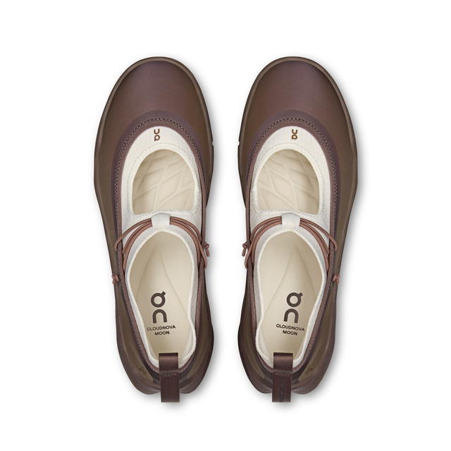 On On X Zendaya Cloudnova Moon Mary Jane Clove Ivory (Women's) - view 2