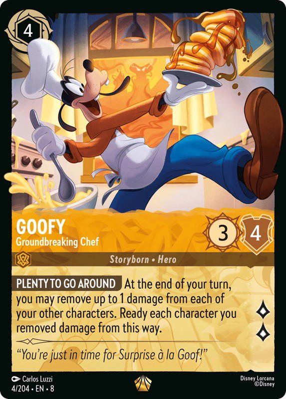 Disney Lorcana Disney Lorcana Goofy Groundbreaking Chef L [4/204] Reign of Jafar (EN)