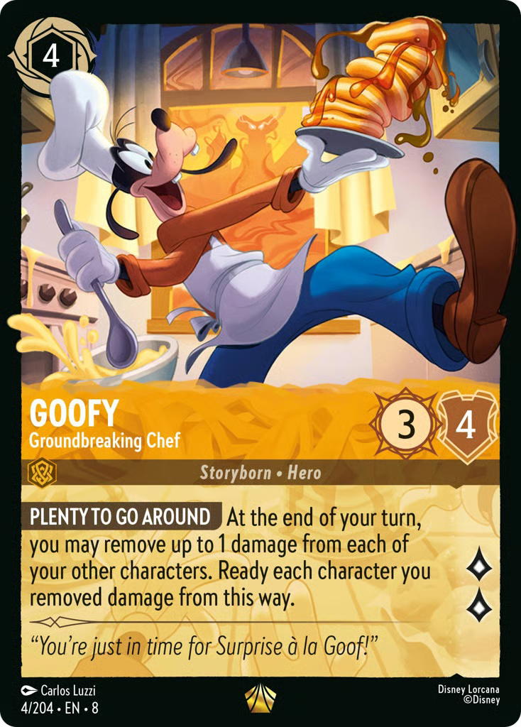 Disney Lorcana Disney Lorcana Goofy Groundbreaking Chef L [4/204] Reign of Jafar (EN)