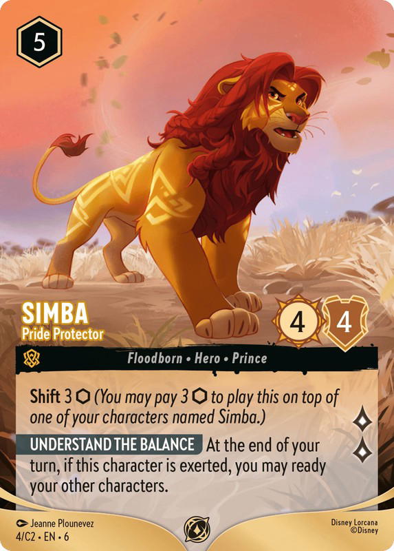 Disney Lorcana Disney Lorcana Simba Pride Protector Promo [4/C2] Challenge Promos 2 (EN)