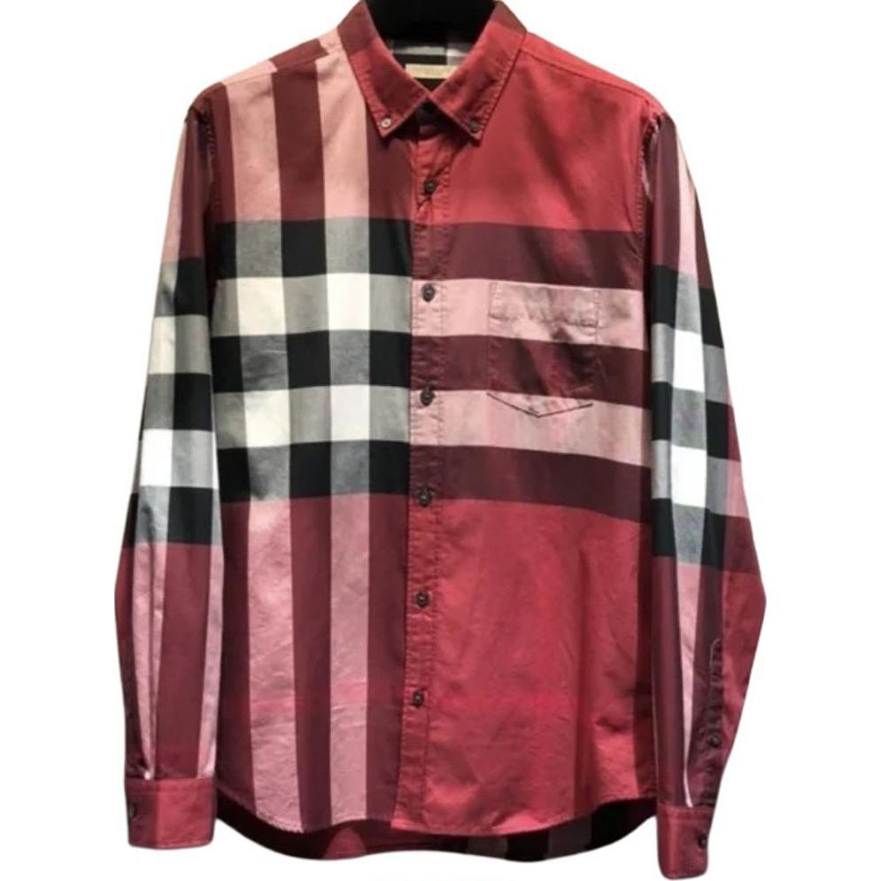 Burberry Burberry Shirts Men Red