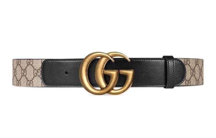 Gucci Gucci Gg Belt Double G Buckle 1.5 Width