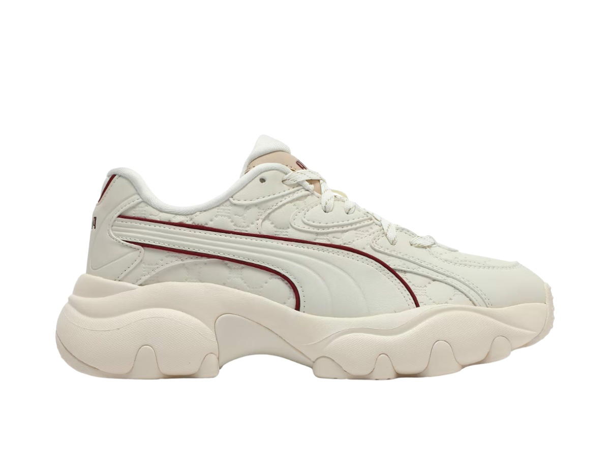 Puma Puma Pulsar Lite Snaker Frosted Ivory Team Regal Red Granola (W)