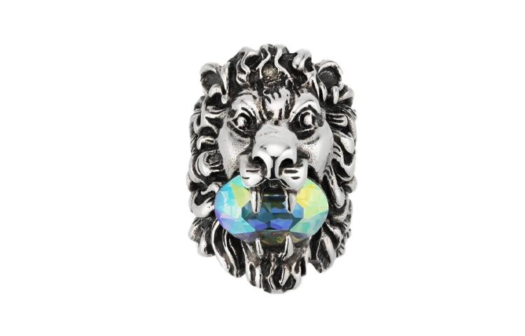 Gucci Gucci Palladium Plated Rings Unisex Palladium Gold