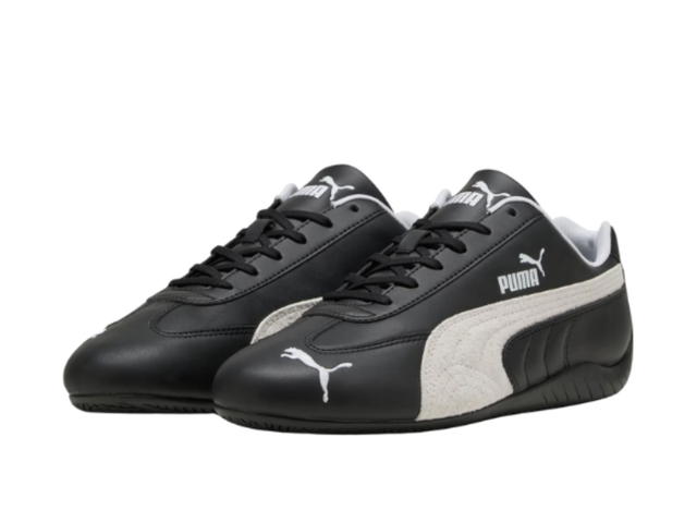 Puma Puma Speedcat Leather Sneakers Black White - view 3