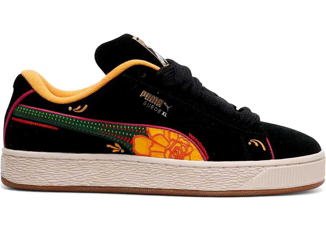 Puma Puma Suede XL La Catrina Black Yellow Sizzle