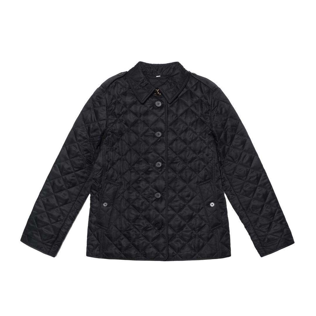 Burberry Burberry Women's Diamond Quilted Jacket Black
