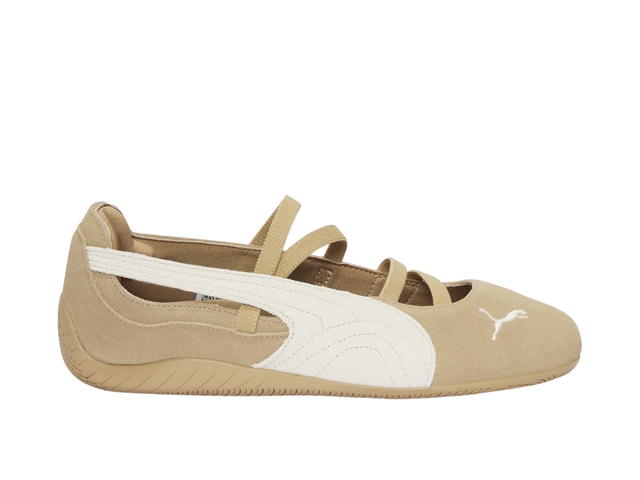 Puma Puma Speedcat Suede Cafe Ballet Flats Prairie Tan Warm White (Women's) - view 1