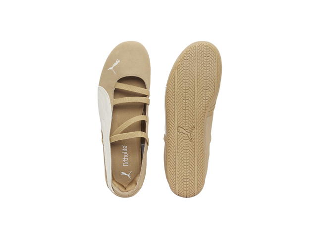Puma Puma Speedcat Suede Cafe Ballet Flats Prairie Tan Warm White (Women's) - view 3