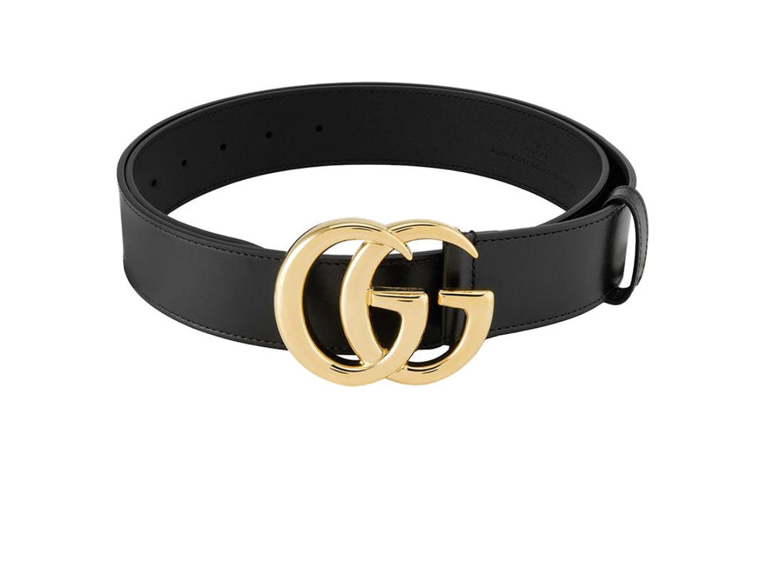 Gucci Gucci Gg Marmont Belt Shiny Buckle 1.5 Width