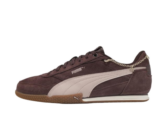 Puma Puma Bella Donna Jewel Sneakers Brown Pink Suede With Rubber Sole (W) - view 2