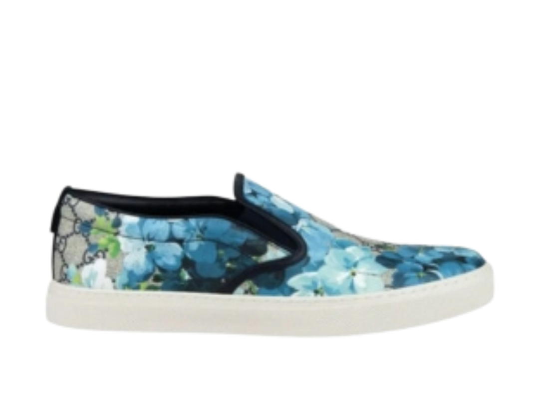 Gucci Gucci Supreme GG Canvas Bloom Print Blue Flower