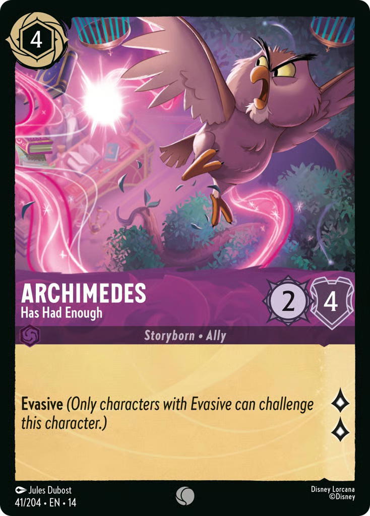 Disney Lorcana Disney Lorcana Archimedes Has Had Enough C [41/204] Hyperia City (EN)