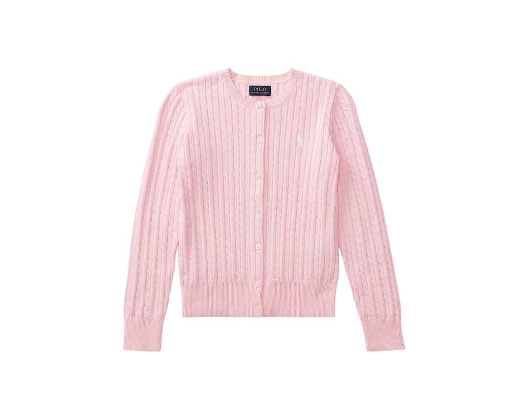 Polo Ralph Lauren Polo Ralph Lauren Mini-Cable Cotton Cardigan Pink
