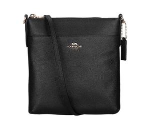 Buy Coach Kitt Cross-Stitch Leather Messenger Bag Shoulder Bag Crossbody Bag Small Size Women's Black at Sasom – Authentic and Ready to Ship