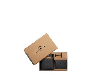 Buy Coach 3 IN 1 Wallet Canvas Card Holder 3 in 1 Wallet Men's Black at Sasom – Authentic and Ready to Ship