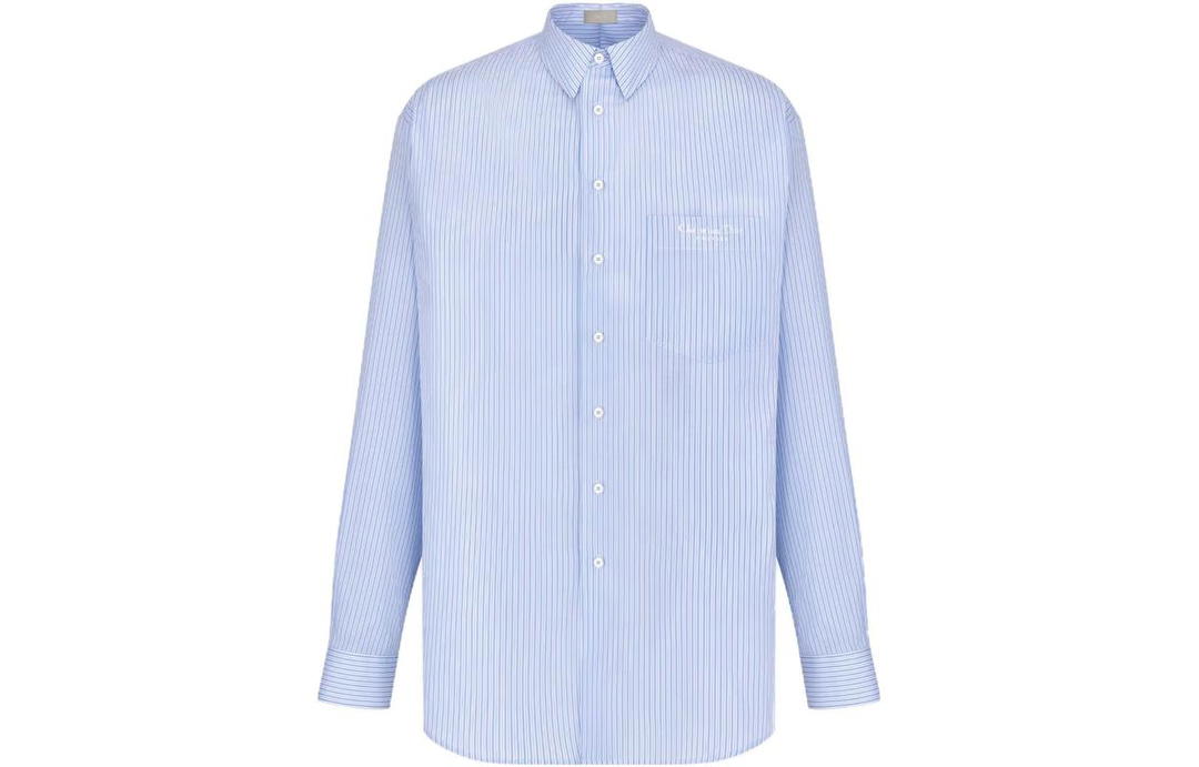 Dior Dior Shirts Men Blue