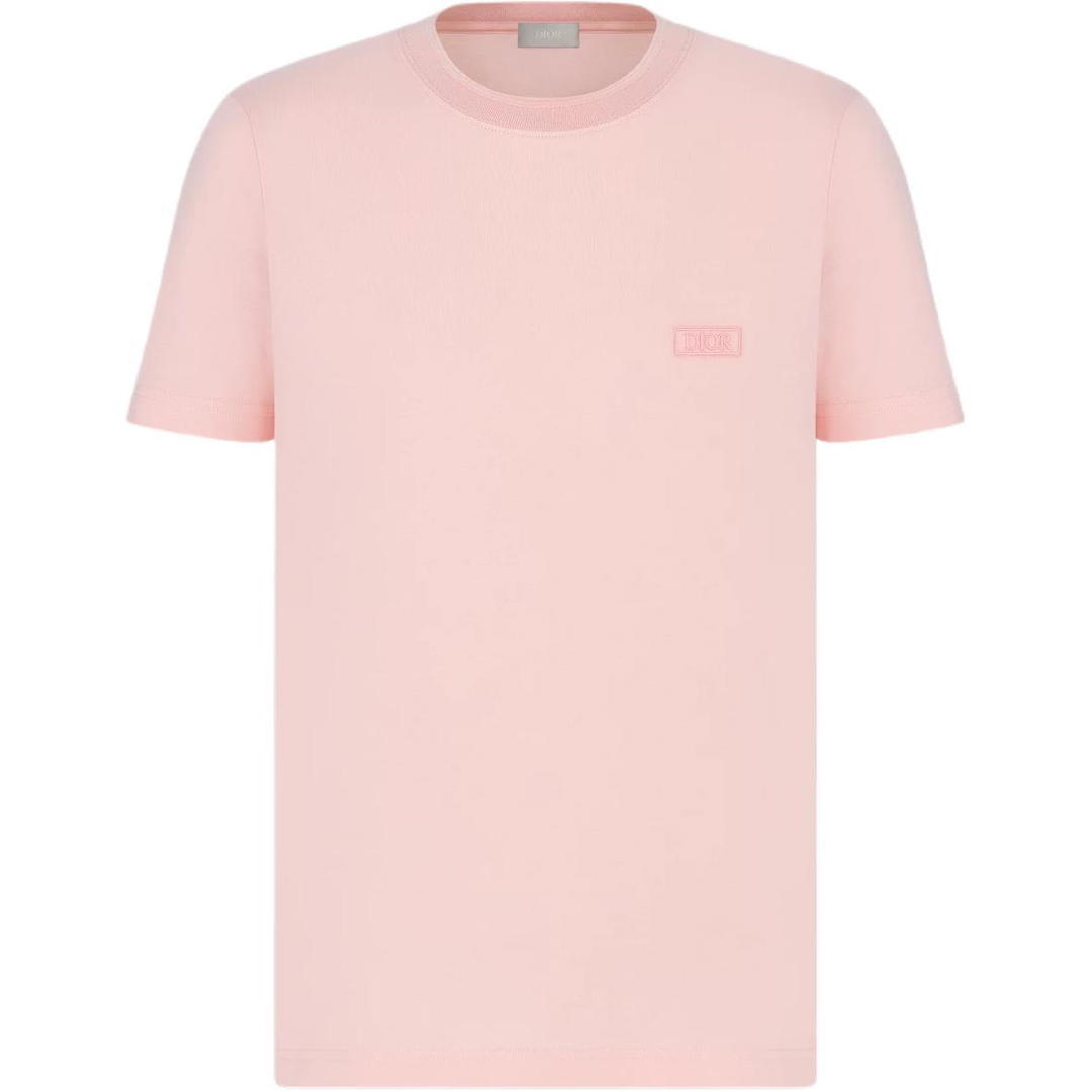Dior Dior T Shirts Men Pink