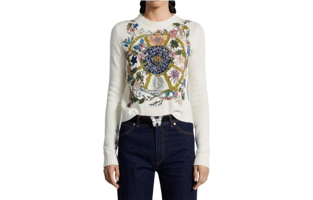 Dior Dior Cashmere Sweater Women's White