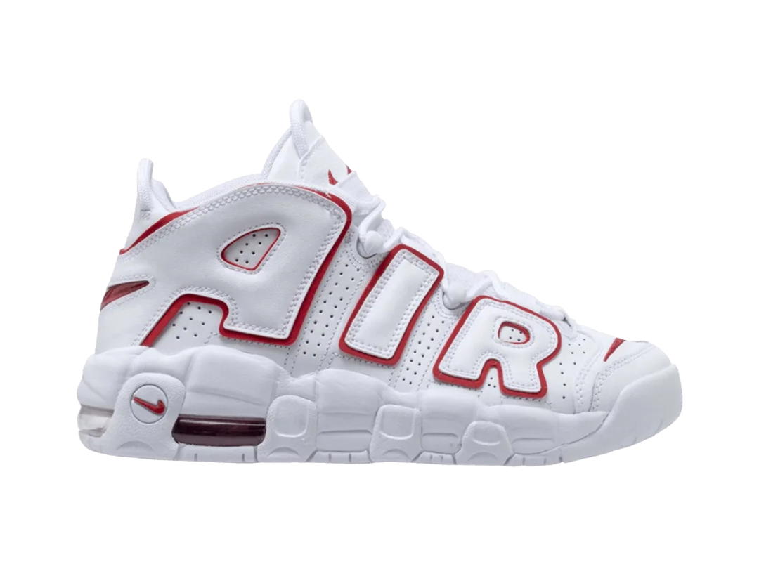 Nike Nike Air More Uptempo White Varsity Red (GS)