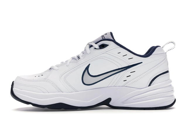 Nike Nike Air Monarch IV White Navy - view 3