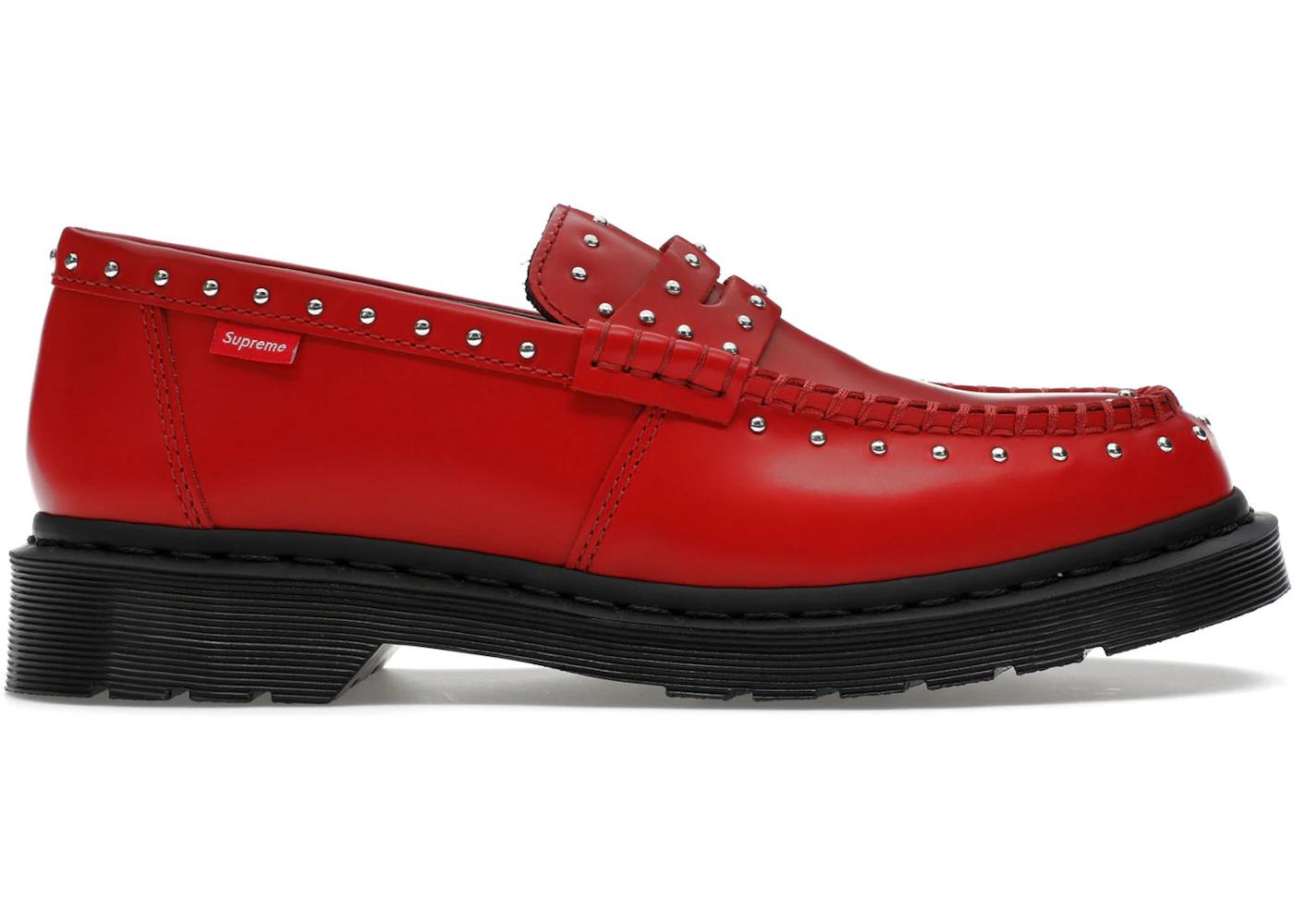 Dr. Martens Dr. Martens Studded Penton Loafer Supreme Red