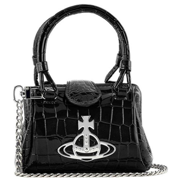 Vivienne Westwood Vivienne Westwood Polyurethane Shoulder Bag, Crossbody Bag, Handbag Mini Women's Black