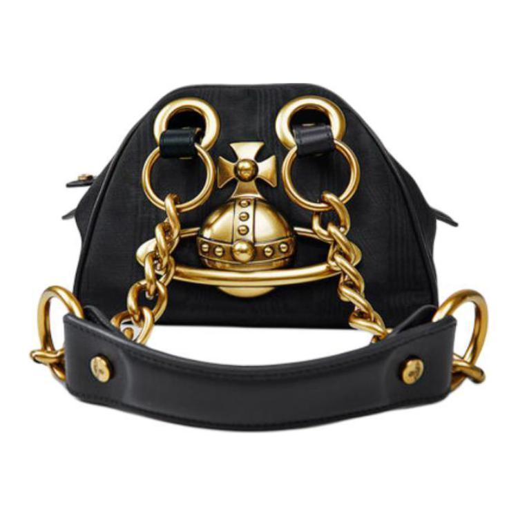 Vivienne Westwood Vivienne Westwood Viscose One Shoulder Handbags Women's Black